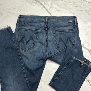Women’s mother denim jeans, size 29 looker ankle fray